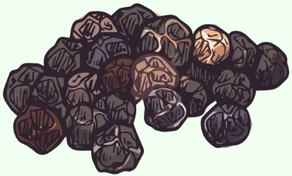 Cierne korenie ZELENE POZADIE